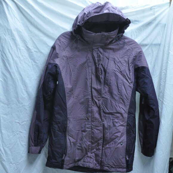 Columbia Jackets & Blazers - Columbia Purple Hooded Jacket Zip Up Coat